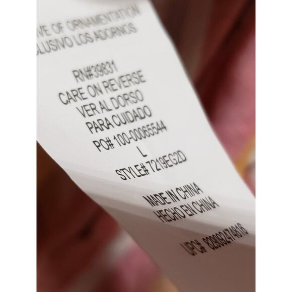 My Michelle Womens Pink Striped Linen Sweetheart Neck Sleeveless Tank Dress L - Picture 10 of 15